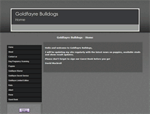 Tablet Screenshot of goldfayrebulldogs.co.uk